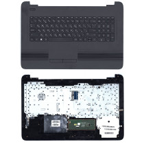 Клавиатура для ноутбука HP 17-AC черная топ-панель