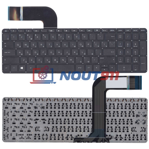 Клавиатура для ноутбука HP Pavilion 15-P 17-F  черная