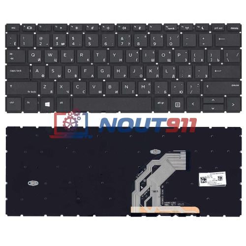 Клавиатура для ноутбука HP 430 G6 черная