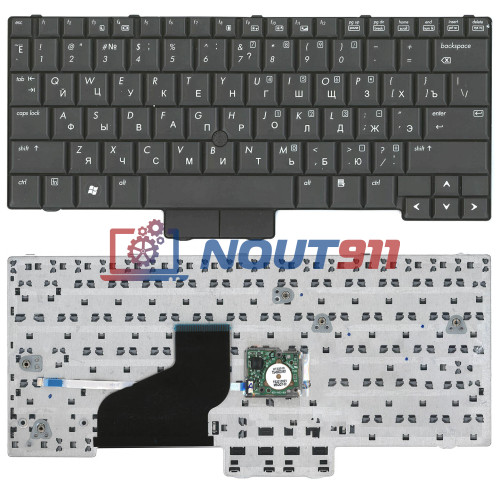 Клавиатура для ноутбука HP EliteBook 2530p черная