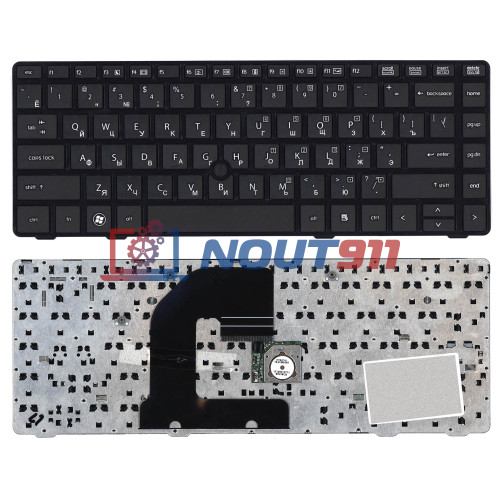 Клавиатура для ноутбука HP EliteBook 8460P ProBook 6460B 6465B черная