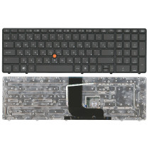 Клавиатура для ноутбука HP EliteBook 8560W темно-серая