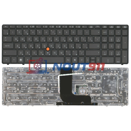 Клавиатура для ноутбука HP EliteBook 8560W темно-серая