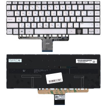 Клавиатура для ноутбука HP Envy 14-EB серебро