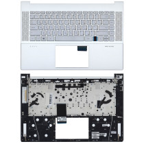 Клавиатура для ноутбука HP Envy 15-EP топкейс серебро