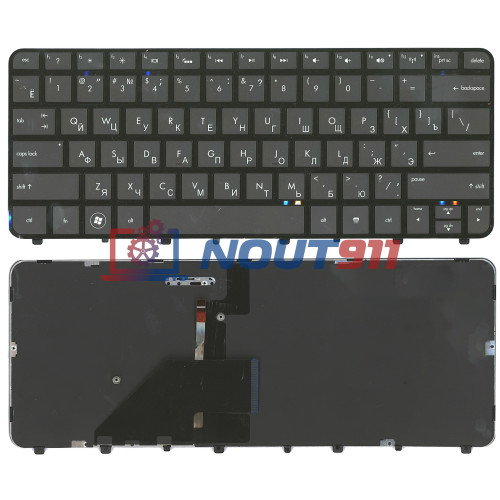 Клавиатура для ноутбука HP Folio 13-1000 13-2000 черная