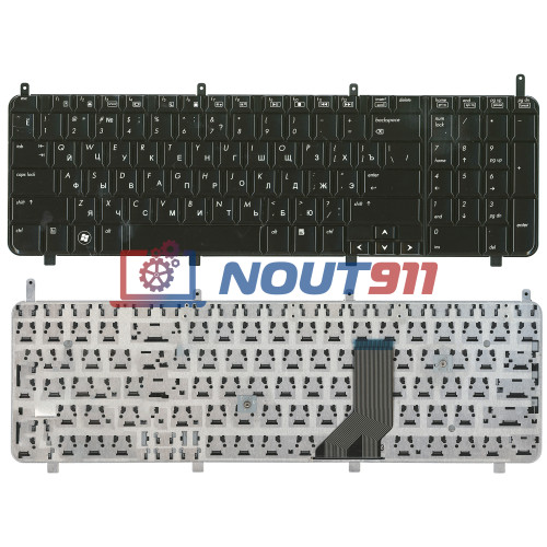 Клавиатура для ноутбука HP HDX X18 X18T HDX18 DV8 DV8-1100 DV8-1000 черная