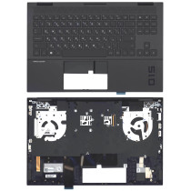Клавиатура для ноутбука HP Omen 15-EK 15-EN топкейс RGB