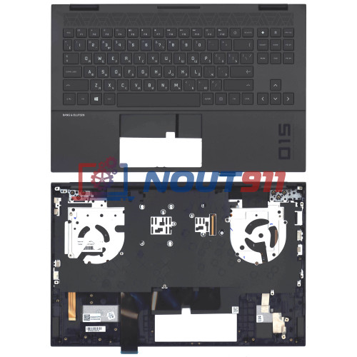 Клавиатура для ноутбука HP Omen 15-EK 15-EN топкейс RGB