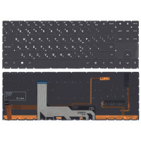 Клавиатура для ноутбука HP Omen 7 16-B черная с подсветкой (AMD версия)