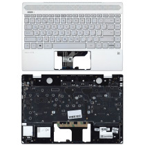 Клавиатура для ноутбука HP Pavilion 13-AN топкейс серебро