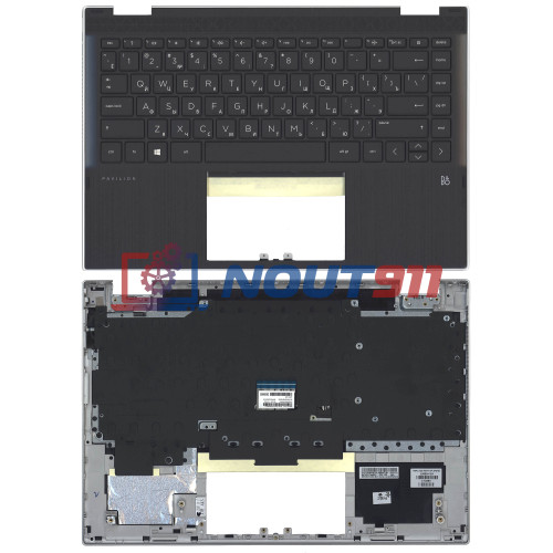 Клавиатура для ноутбука HP Pavilion 14-DW топкейс черный