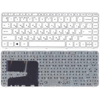 Клавиатура для ноутбука HP Pavilion 14-e белая с рамкой