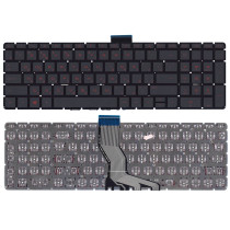 Клавиатура для ноутбука HP Pavilion 15-ab 15-ab000 15-cb 15z-ab100 черная с красной подсветкой