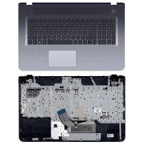 Клавиатура для ноутбука HP Pavilion 17-G топ-панель серебристая