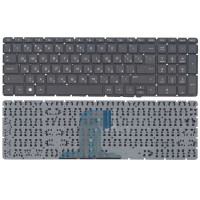 Клавиатура для ноутбука HP Pavilion 250 G4 G5, 255 G4, 15-af черная без рамки