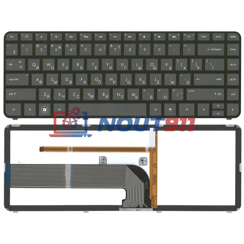 Клавиатура для ноутбука HP Pavilion dm4-3000 с подсветкой
