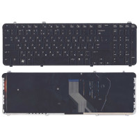 Клавиатура для ноутбука HP Pavilion dv6-1000 dv6-2000 глянцевая черная