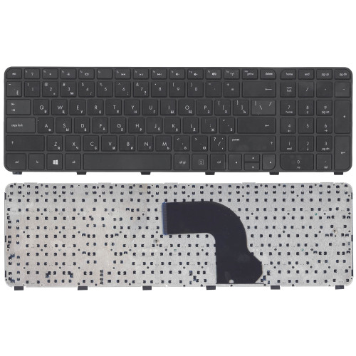 Клавиатура для ноутбука HP Pavilion DV7-7000 черная с рамкой