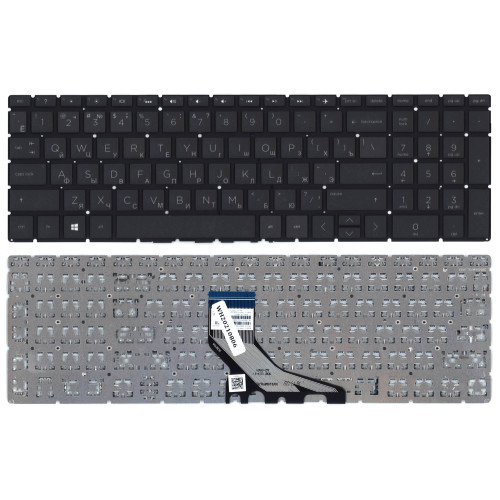 Клавиатура для ноутбука HP Pavilion Gaming 15-DK черная с подсветкой