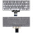 Клавиатура для ноутбука HP Pavilion x360 14-cd0000 серебристая с подсветкой