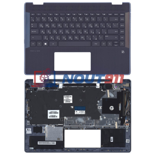 Клавиатура для ноутбука HP Pavilion x360 14-DH топкейс