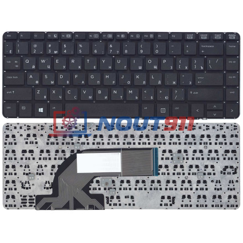 Клавиатура для ноутбука HP ProBook 430 G2 440 G2 445 G2 черная без рамки