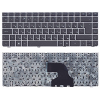 Клавиатура для ноутбука HP ProBook 4330S 4331S черная c серой рамкой