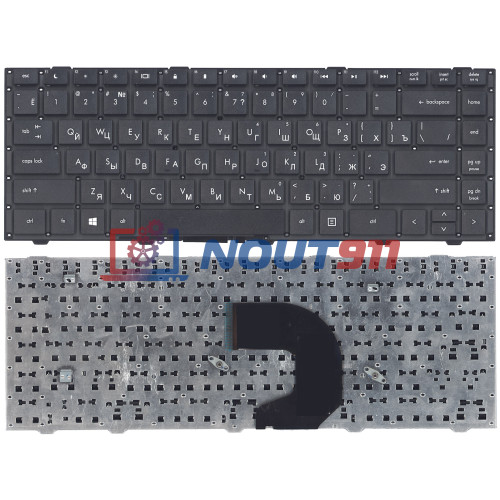 Клавиатура для ноутбука HP Probook 4440S 4441s черная без рамки