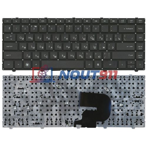 Клавиатура для ноутбука HP ProBook 4341S 4340S черная без рамки