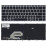 Клавиатура для ноутбука HP ProBook 640 G4 черная с серой рамкой
