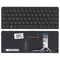 Клавиатура для ноутбука HP Spectre 13-v000 бронзовая с подсветкой