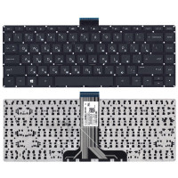 Клавиатура для ноутбука HP Stream 14-ax черная без рамки горизонтальный Enter