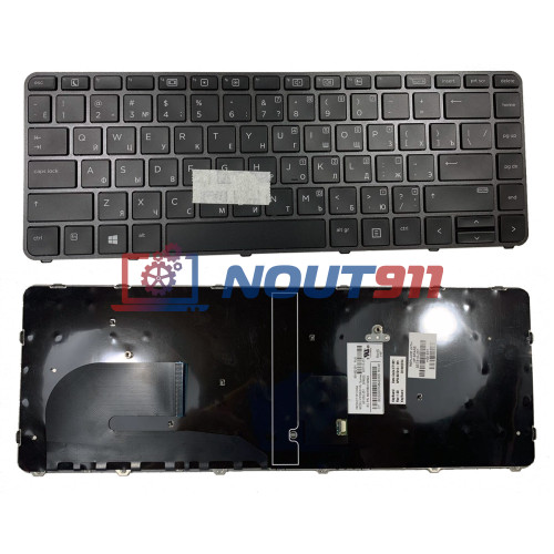 Клавиатура для ноутбука HP ZBook 14u G4 черная
