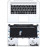 Клавиатура для ноутбука HP Zbook Studio G5 серебристая топ-панель
