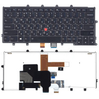 Клавиатура для ноутбука IBM Lenovo x 240 x240s x240i черная с подсветкой