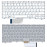Клавиатура для ноутбука Lenovo IdeaPad 100S-11IBY белая без рамки