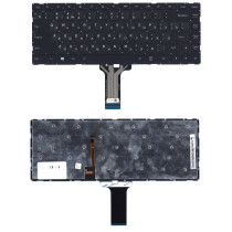 Клавиатура для ноутбука Lenovo Ideapad 100S-14IBR черная с подсветкой