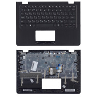 Клавиатура для ноутбука Lenovo IdeaPad 300S-11IBR черная топ-панель