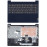 Клавиатура для ноутбука Lenovo IdeaPad 3-15 топкейс синий Клавиатура для ноутбука Lenovo IdeaPad 3-15 топкейс синий