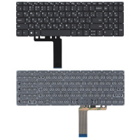 Клавиатура для ноутбука Lenovo IdeaPad 3-15ARE05 черная без подсветки