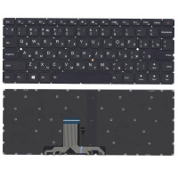 Клавиатура для ноутбука lenovo ideapad 710S 710s-13isk черная с подсветкой