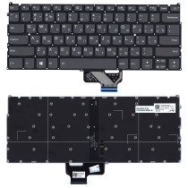 Клавиатура для ноутбука Lenovo IdeaPad 720S-13 черная с подсветкой