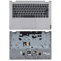 Клавиатура для ноутбука Lenovo Ideapad C340-14 топкейс серебристый