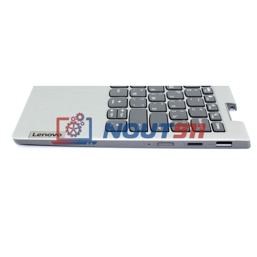 Клавиатура для ноутбука Lenovo IdeaPad Flex 3 11IGL05 черная, топ-панель серая