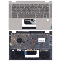 Клавиатура для ноутбука Lenovo IdeaPad Flex 5 14IAU7 серебристая