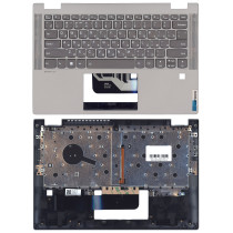 Клавиатура для ноутбука Lenovo IdeaPad Flex 5 14IAU7 серебристая