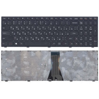 Клавиатура для ноутбука Lenovo IdeaPad G50-70 G50-30 черная с черной рамкой