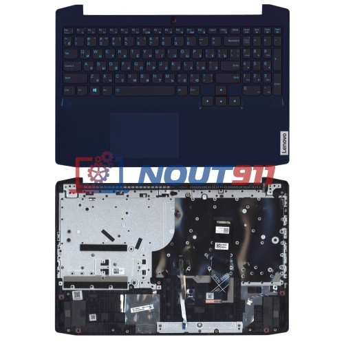 Клавиатура для ноутбука Lenovo Ideapad Gaming 3-15ARH05 топкейс синий