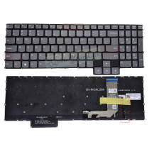 Клавиатура для ноутбука Lenovo IdeaPad Gaming 3 15IAH7 15ARH7 черная с подсветкой